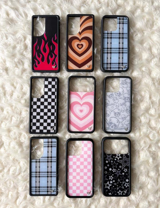 Flames | Black & Red iPhone Case