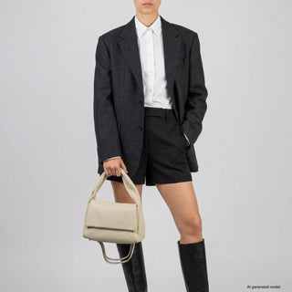 Italian Full-Grain Leather Top-Handle Bag | Perugia