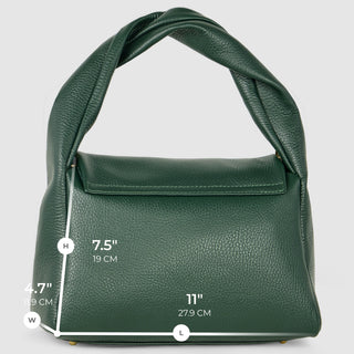 Italian Full-Grain Leather Top-Handle Bag | Perugia